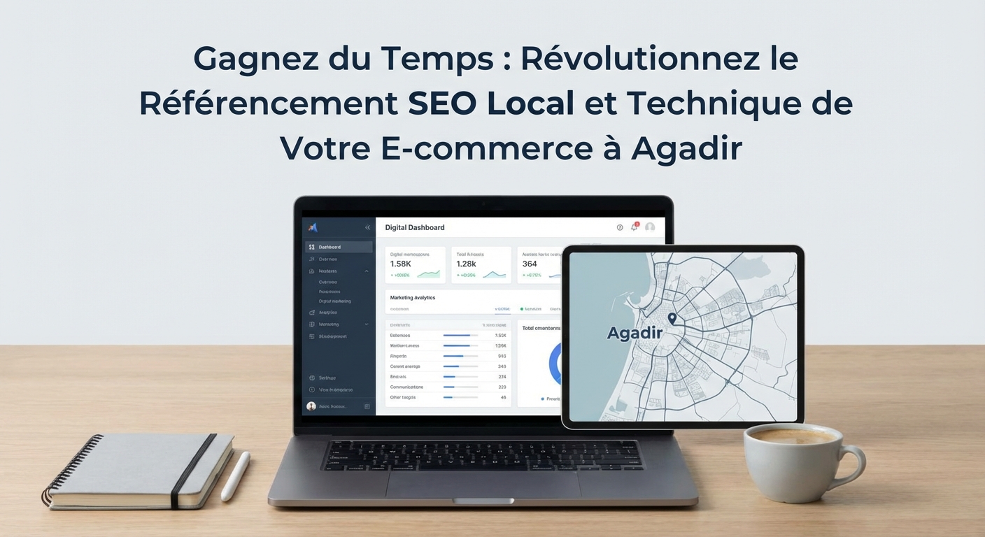 Gagner temps seo ecommerce agadir