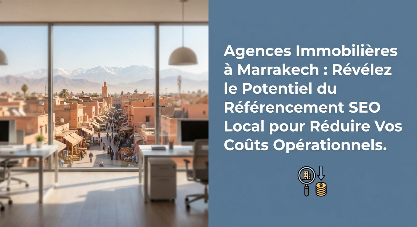 Referencement seo immobilier marrakech reduction couts