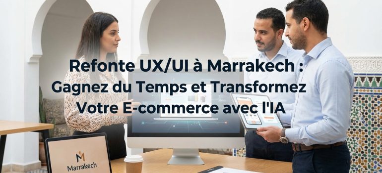 Refonte UX/UI à Marrakech : Gagnez du Temps et Transformez Votre E-commerce avec l&rsquo;IA