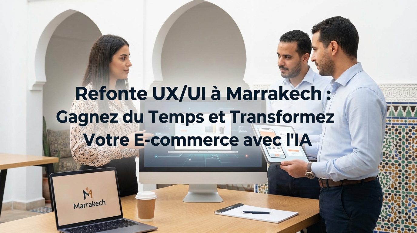 Refonte ux ui marrakech ecommerce ia gain temps