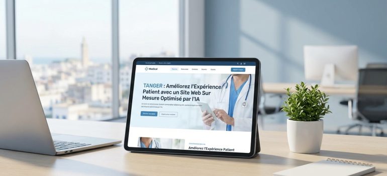 Tanger : Améliorez l&rsquo;Expérience Patient avec un Site Web Sur Mesure Optimisé par l&rsquo;IA