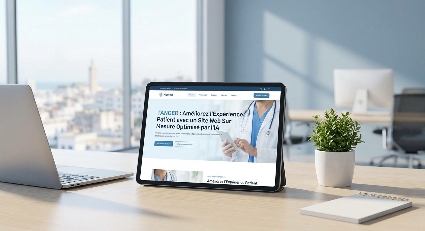 Site web medical tanger experience patient ia