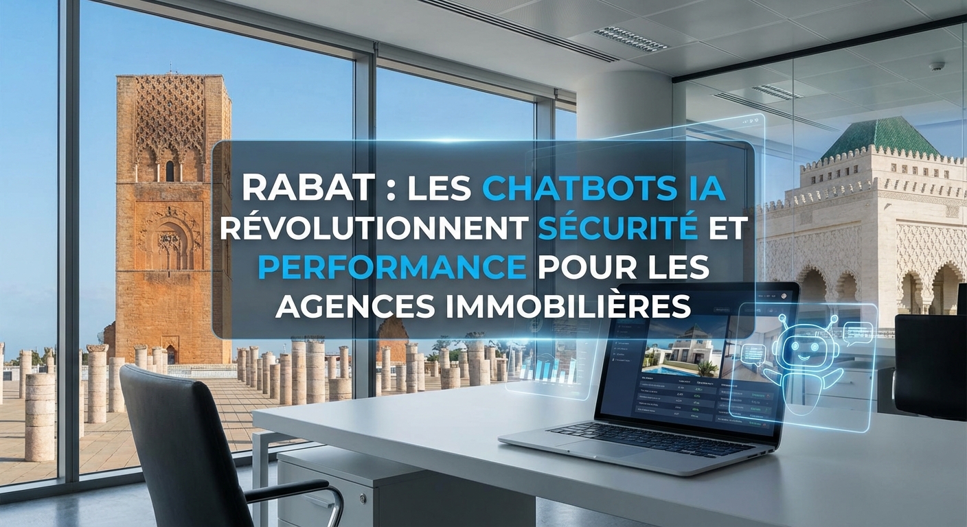 Chatbots ia rabat agences immob securite performance