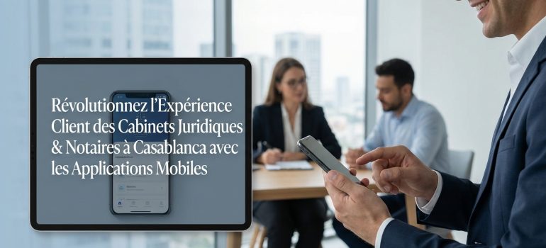 Révolutionnez l&rsquo;Expérience Client des Cabinets Juridiques & Notaires à Casablanca avec les Applications Mobiles