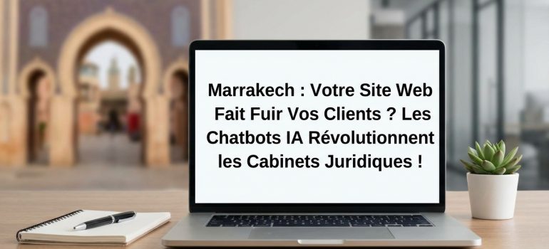 Marrakech : Votre Site Web Fait Fuir Vos Clients ? Les Chatbots IA Révolutionnent les Cabinets Juridiques !