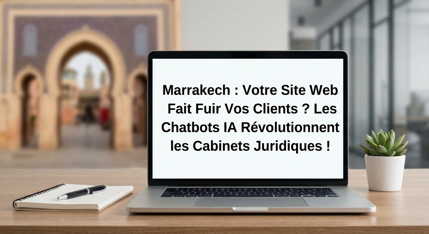 Marrakech chatbots ia cabinets juridiques modernisation